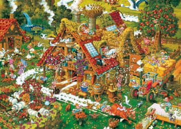 Heye Puzzle Cartoon Classics: Happy Farm 1000 kosov