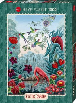 Heye Puzzle Exotic garden: Bird paradise 1000 kosov