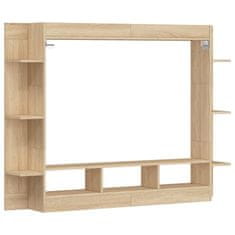 Vidaxl TV omarica sonoma hrast 152x22x113 cm inženirski les