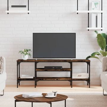 Vidaxl vidaXL TV stojalo dimljeno hrastovo 121x35x45 cm