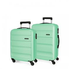 Jada Toys Komplet potovalnih kovčkov ABS ROLL ROAD FLEX Turquesa, 55-65cm, 584956B