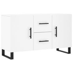 Vidaxl Komoda bela 100x36x60 cm inženirski les