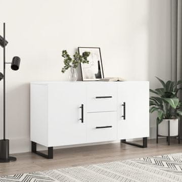 Vidaxl vidaXL Predalnik, bel, 100x36x60 cm, material na osnovi lesa