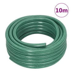 Vidaxl Vrtna cev zelena 0,6" 10 m PVC