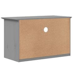 Vidaxl TV omarica z 2 predaloma BODO siva 91x43x56 cm trdna borovina