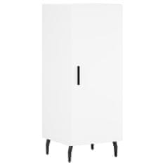 Vidaxl Komoda bela 34,5x34x90 cm inženirski les