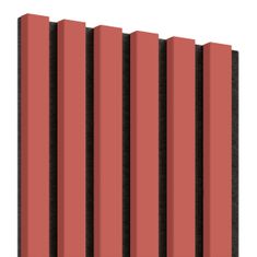LAMEO Akustični leseni paneli, koral, 30x275cm (0.82 m²)
