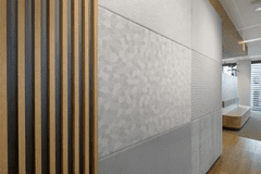 LAMEO Leseni panel na črni podlagi HDF, hrast, 30x275cm