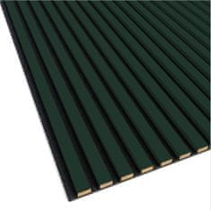 LAMEO Akustični leseni paneli, zeleno, 30x275cm (0.82 m²)