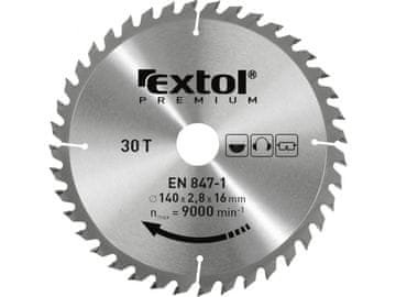Extol Premium Žagin list z rezili SK, O140x2,6x16mm, 30T