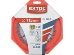 Extol Premium Žagin list z rezili SK, O140x2,6x16mm, 30T