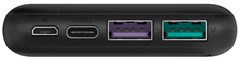 powerbank, 10000 mAh, USB-C QC 3.0, črn