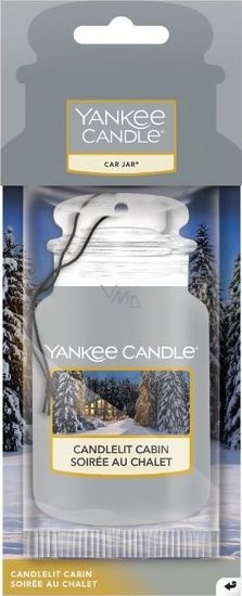 Yankee Candle Dišava za avto Candlelit Cabin - papirnata oznaka za avto