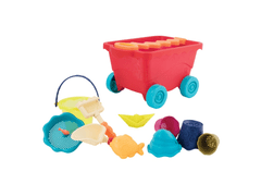 B. Toys Kočija z igračami na pesku rdeča