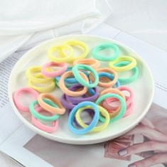 Northix Vrvice za lase - pastel - 50 kom 