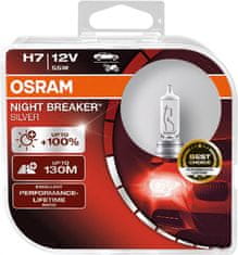 Osram H7 Night Breaker Silver +100% BOX 2 kosa