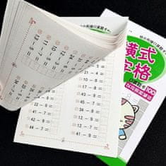 JOJOY® Delovni zvezek za učenje matematike, Seštevanje in Odštevanje, Zabavno računanje | WORKBOOK