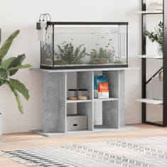 Vidaxl Stojalo za akvarij betonsko sivo 100x40x60 cm inženirski les