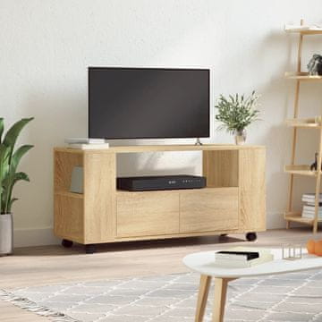 Vidaxl vidaXL TV omarica, hrast sonoma, 102x34,5x43, material na osnovi lesa