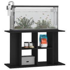 Vidaxl Stojalo za akvarij črno 100x40x60 cm inženirski les