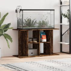 Vidaxl Stojalo za akvarij dimljeni hrast 100x40x60 cm inženirski les