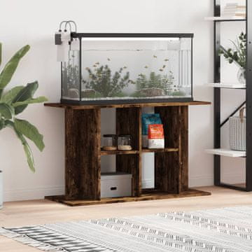 Vidaxl vidaXL Omarica za akvarij dimljen hrast 100x40x60 cm