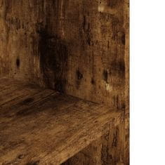 Vidaxl Stojalo za akvarij dimljeni hrast 80x35x60 cm inženirski les