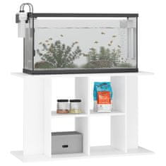 Vidaxl Stojalo za akvarij belo 100x40x60 cm inženirski les