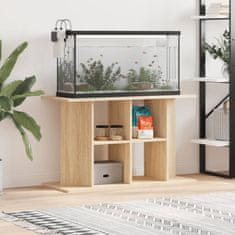 Vidaxl Stojalo za akvarij sonoma hrast 100x40x60 cm inženirski les