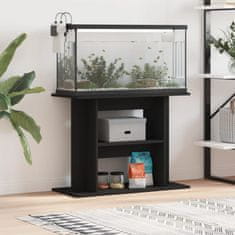 Vidaxl Stojalo za akvarij belo 80x35x60 cm inženirski les