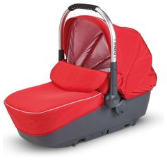 Otroški voziček D1 TRIO rdeče barve
