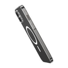 BASEUS Magnetic Crystal Clear zaščitni ovitek za iPhone 12 (prozoren) + kaljeno steklo + komplet za čiščenje