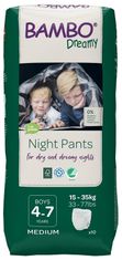 Bambo Nature BAMBO Sanjske nočne hlače za enkratno uporabo Fantje 4-7 let (15-35 kg) 10 kosov