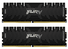 Kingston Fury Renegade Black pomnilnik (RAM), 16 GB (2x 8GB), DDR4, 4800 MHz, CL19, DIMM (KF448C19RBK2/16) - odprta embalaža