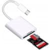 CO2 CO2 USB-C ADAPTER ZA BRALNIK KARTIC USB TIPA C MICRO SD/TF ADAPTER DO 256GB