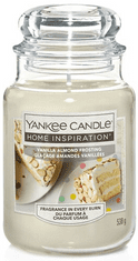 Yankee Candle Vanilla Almond Frosting diseča sveča, klasično velika