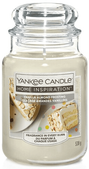 Yankee Candle Vanilla Almond Frosting diseča sveča, klasično velika