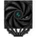 DEEPCOOL hladilnik AK620 Digital / 2x120mm ventilator / 6x toplotna cev / za Intel in AMD / popolnoma črn / digitalni zaslon