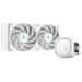 DEEPCOOL Vodni hladilnik LE520 / 2x120 mm ventilator / ARGB / Intel in AMD (LG1700) / bela