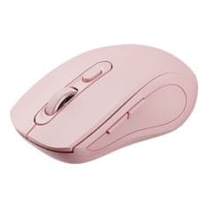 C-Tech WLM-12PK/Ergonomski/optični/desnoročni/Wireless USB + Bluetooth/rožnate barve