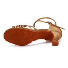 Burtan Dance Shoes Latino plesni čevlji Havana, svetlo bež 5 cm, 35