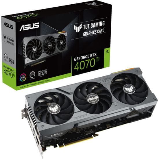 ASUS TUF Gaming GeForce RTX 4070 Ti grafična kartica, 12 GB GDDR6X (TUF-RTX4070TI-12G-GAMING)