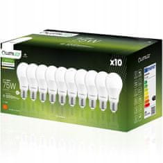 LUMILED 10x LED žarnica E27 A60 10W = 75W 1055lm 4000K Nevtralno bela 260°
