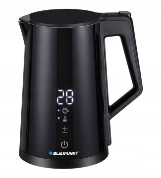 Blaupunkt Blaunpunkt EKD601 električni kotliček s prikazovalnikom, 1.7 l, 2200 W, črn - prilagodljiv termostat in zaščita pred pregrevanjem