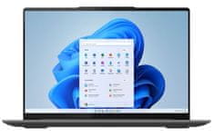 Lenovo Yoga Pro 7 prenosnik, R7 7735HS, 14,5WQXGA, 16GB, SSD1TB, UMA, W11H, siv (83AU0036SC)