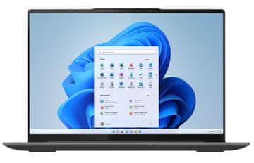 Lenovo Yoga Pro 7 prenosnik, R7 7735HS, 14,5WQXGA, 16GB, SSD1TB, UMA, W11H, siv (83AU0036SC)