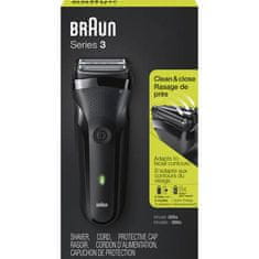 Braun Moški brivnik Braun Series 3 300s Black