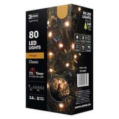 Emos Božične luči Emos ZY1432T 80LED XMAS CLASIC TIMER 8M