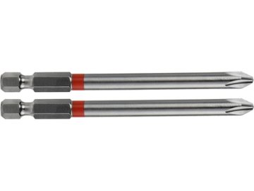 KITO Križni nastavek Kito 4741222 komplet križnih nastavkov 2 kosa, PH 2x90mm, S2, FORTUM-KITO, komplet križnih nastavkov 2 kosa, PH 2x90mm, S2, FORTUM-KITO, S2