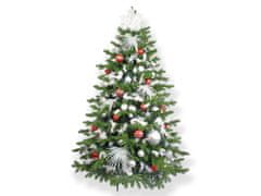 LAALU.cz Okrašeno umetno božično drevo s 163 okraski POLAR RED II 240 cm drevo s stojalom in božičnimi okraski